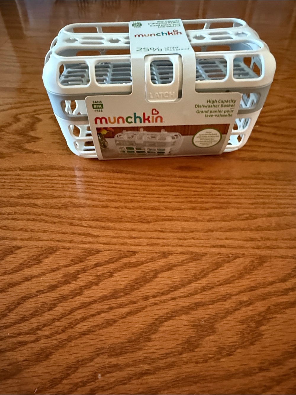 Munchkin White High-Capacity Dishwasher Basket for Baby Bottles & Parts